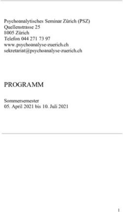 PROGRAMM Psychoanalytisches Seminar Z&uuml;rich (PSZ) Quellenstrasse 25 8005 Z&uuml;rich Telefon 044 271 73 97 www.psychoanalyse-zuerich.ch ...