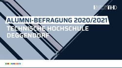 ALUMNI-BEFRAGUNG 2020/2021 TECHNISCHE HOCHSCHULE DEGGENDORF - Technische Hochschule ...