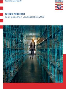 T&auml;tigkeitsbericht des Hessischen Landesarchivs 2020 - Hessisches Landesarchiv