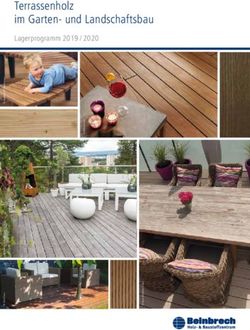 Terrassenholz im Garten- und Landschaftsbau - Lagerprogramm 2019 / 2020 - Beinbrech