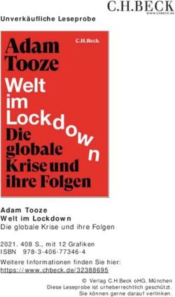 Adam Tooze Welt im Lockdown - Die globale Krise und ihre Folgen - NET