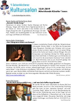 13.01.2019 Mitwirkende Künstler*innen - Stadt Gelsenkirchen