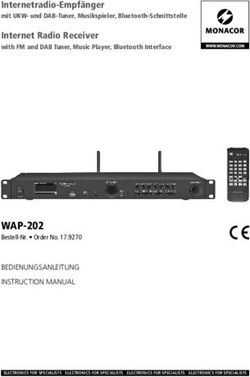 WAP-202 Bestell-Nr. Order No. 17.9270 - Internetradio-Empfänger - MONACOR