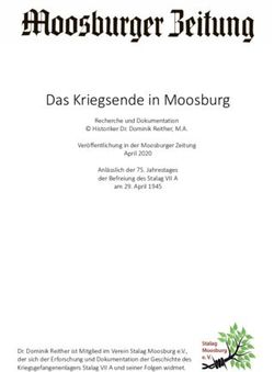 Das Kriegsende in Moosburg