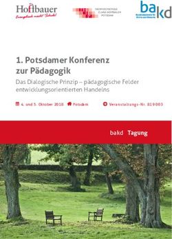 Potsdamer Konferenz zur P&auml;dagogik - Das Dialogische Prinzip - p&auml;dagogische Felder entwicklungsorientierten Handelns - Bundesakademie f&uuml;r ...