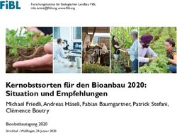 Kernobstsorten f&uuml;r den Bioanbau 2020: Situation und Empfehlungen