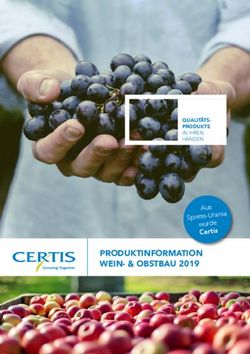 PRODUKTINFORMATION WEIN & OBSTBAU 2019 - QUALIT&Auml;TS PRODUKTE IN IHREN H&Auml;NDEN - Certis Europe &Ouml;sterreich