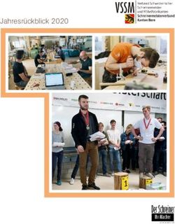Jahresr&uuml;ckblick 2020 - Schreinermeisterverband Kanton Bern