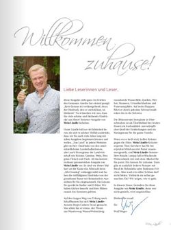 Willkommen zuhause! Liebe Leserinnen und Leser, Mein L&auml;ndle