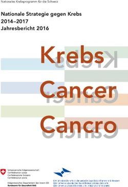 Krebs Krebs Cancer Cancer Cancro Cancro - Nationale Strategie Palliative Care Nationale Strategie gegen Krebs - BAG