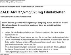 ZALDIAR 37,5 mg/325mg Filmtabletten - Tramadolhydrochlorid/Paracetamol - PatientenInfo-Service