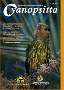 VIII INTERNATIONALE PAPAGEIEN KONGRESS - Erstklassige Auswirkung ANIMAL EMBASSY