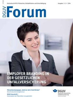 FORUM AUSGABE 1-2 2014 - EMPLOYER BRANDING IN DER GESETZLICHEN UNFALLVERSICHERUNG