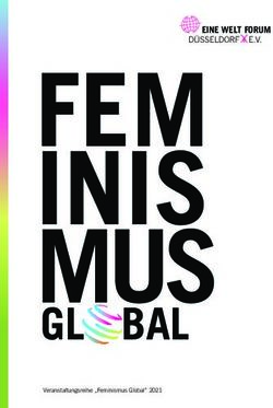 FEM INIS MUS - GL BAL - EINE WELT FORUM - Eine Welt Forum D&uuml;sseldorf