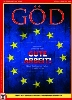 &Ouml;ffentlicher Dienst im Einsatz - Der &Ouml;ffentliche Dienst aktuell - G&Ouml;D