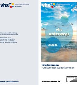 Vhs unterwegs rauskommen - rumkommen weiterkommen