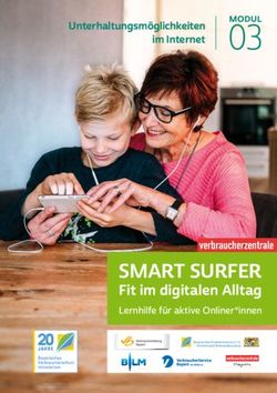 SMART SURFER Fit im digitalen Alltag Lernhilfe für aktive Onliner*innen - im Internet 03 - Verbraucherbildung Bayern