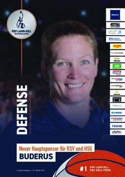 BUDERUS Neuer Hauptsponsor f&uuml;r RSV und HSG - #1 RSV LAHN-DILL