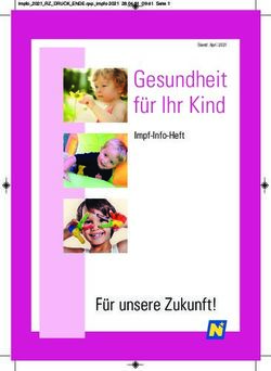 Gesundheit für Ihr Kind - Für unsere Zukunft! - Impf-Info-Heft - Land Niederösterreich