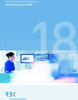 Robert-Bosch-Krankenhaus Geschäftsbericht 2018