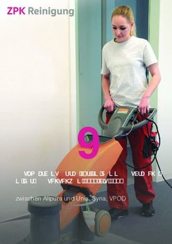 GAVGesamtarbeitsvertrag f&uuml;r die Reinigungsbranche - in der Deutschschweiz 2018 bis 2020 - Allpura