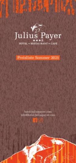 Preisliste Sommer 2021 - hotel-juliuspayer.com - Hotel Julius Payer