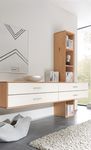 Massivholz Schlafraumsystem: Strukturesche, Naturbuche, Wildeiche Solid wood bedroom system: Structured ash, Natural beech, Wild oak - German ...