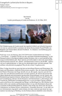 Evangelisch-Lutherische Kirche in Bayern Robert Glenk - Dekanat R&uuml;gheim
