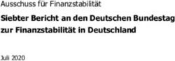 Siebter Bericht an den Deutschen Bundestag zur Finanzstabilität in Deutschland - Ausschuss für Finanzstabilität
