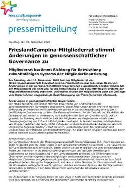 FrieslandCampina-Mitgliederrat stimmt &Auml;nderungen in genossenschaftlicher Governance zu - mailswitch.nl