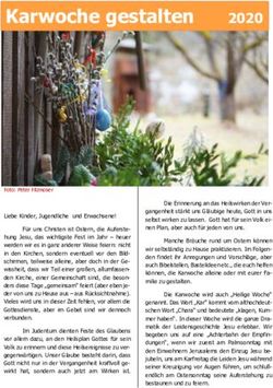 Karwoche gestalten 2020 - Kapuziner