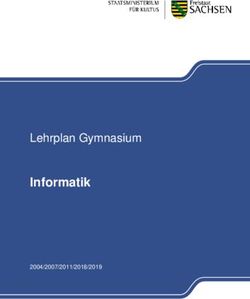 Informatik Lehrplan Gymnasium - Schule und Ausbildung