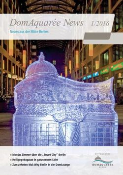 DomAquar&eacute;e News 1/2016 - Neues aus der Mitte Berlins - " Nicolas Zimmer &uuml;ber die "Smart City" Berlin " Heiligegeistgasse in ganz neuem Licht " Zum ...