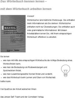 Das W&ouml;rterbuch kennen lernen - mit dem W&ouml;rterbuch arbeiten lernen