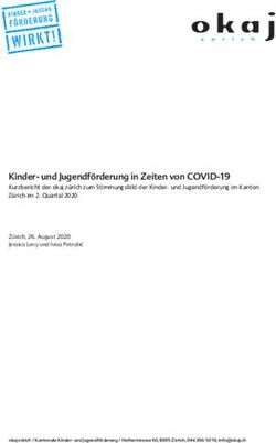 Kinder- und Jugendf&ouml;rderung in Zeiten von COVID-19 - okaj ...