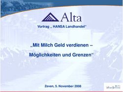 "Mit Milch Geld verdienen - M&ouml;glichkeiten und Grenzen" - Vortrag " HANSA Landhandel"