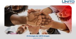 CR-Strategie der UNITO-Gruppe - Update 28.03.2021 CR-Strategie der UNITO-Gruppe | Update 28.03.2021