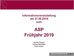 ASP zum Frühjahr 2019 - Universität Osnabrück