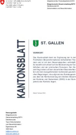 ST. GALLEN - Eidgenössische Steuerverwaltung