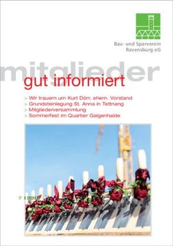 Gut informiert Bau- und Sparverein Ravensburg eG