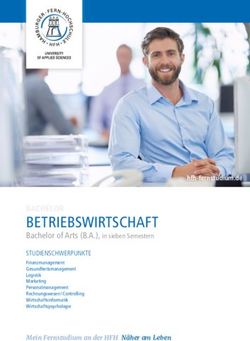 BETRIEBSWIRTSCHAFT BACHELOR - Digital Campus Vorarlberg