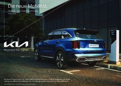 Die neue Mobilit&auml;t. Hybrid- und Elektroantriebe von Kia.