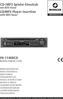 PA-1140RCD Bestell-Nr. Order No. 17.3530 - CD-/MP3-Spieler-Einschub - monacor