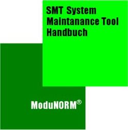 SMT System Maintanance Tool Handbuch - ModuNORM