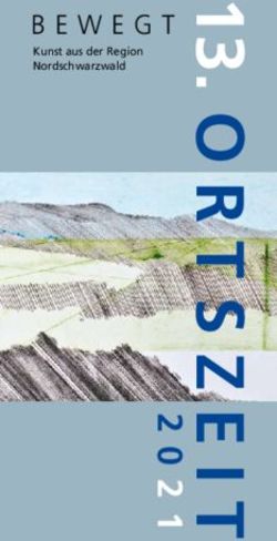 Kunst aus der Region Nordschwarzwald - Ortszeit 2021