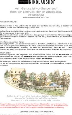 Kein Genuss ist vor&uuml;bergehend, denn der Eindruck, den er zur&uuml;ckl&auml;sst, ist bleibend