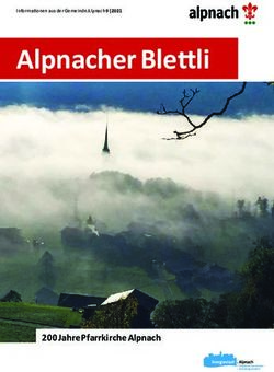 Alpnacher Blettli - 200 Jahre Pfarrkirche Alpnach