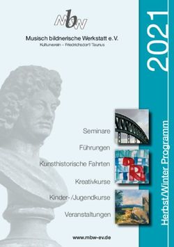 SEMINARE FÜHRUNGEN KUNSTHISTORISCHE FAHRTEN KREATIVKURSE KINDER- /JUGENDKURSE VERANSTALTUNGEN - MUSISCH BILDNERISCHE WERKSTATT E. V - MBW MUSISCH ...