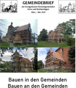 GEMEINDEBRIEF - Bauen in den Gemeinden Bauen an den Gemeinden - der Evangelischen Kirchengemeinden _März - April 2004 _ ...