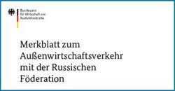 Merkblatt zum Außenwirtschaftsverkehr mit der Russischen Föderation
